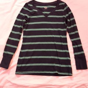 Long sleeve striped shirt